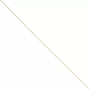 Chaîne fine pour Miyuki Delica 11/0 maille paloma 0.6 mm - Doré x50 cm