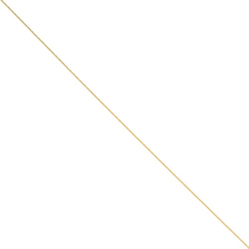 Chaîne fine pour Miyuki Delica 11/0 maille paloma 0.6 mm - Doré x50 cm