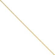 Chaîne fine pour Miyuki Delica 11/0 maille paloma 0.6 mm - Doré x50 cm
