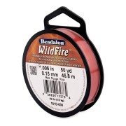 Fil nylon tressé WildFire 0.15 mm Rouge x 45.8 m