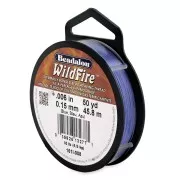 Fil nylon tressé WildFire 0.15 mm Bleu x 45.8 m