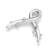 Bélière goutte PureCrystal 6012 15,4 mm en Argent 925 x1