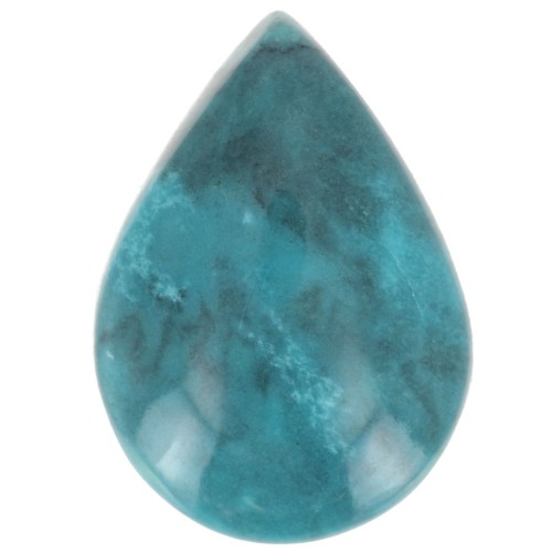 Cabochon poire 14x10 mm Turquoise naturelle x1
