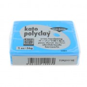 Pâte polymère Kato Polyclay  56 gr Turquoise (n°207)|raw }}