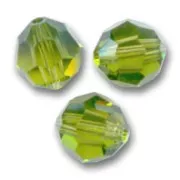 Rondes PureCrystal 5000 6 mm Olivine x6