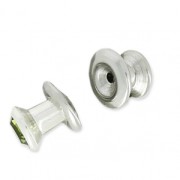 Oeillet/dos de rivet PureCrystal 53009 6 mm en acier inoxydable x1