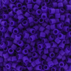 Miyuki Delica 11/0 DB0756 - Opaque Cobalt Mat paquet de 100g