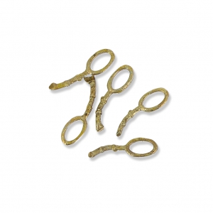 Attache pendentif pour pâte de métal petit modèle en bronze x1