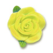 Rose Fimo 26 mm jaune|raw }}