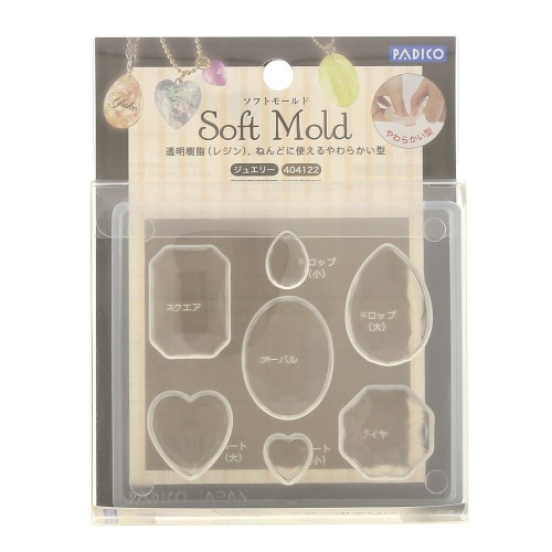 Moule silicone Padico pour pâte polymère et autodurcissante Cabochon/Bijoux