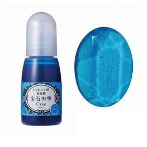 Colorant liquide - Jewel color Padico - pour teinter la résine Cyan x10ml