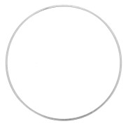 Anneau de montage et tissage rond 50 mm - Argenté x1|raw }}