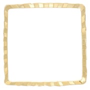 Anneau de montage et tissage carré travaillé 14 mm doré|raw }}