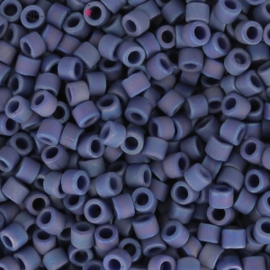Miyuki Delica 11/0 DB2319 - Opaque Glazed Navy Mat AB x8g