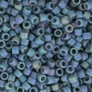 Miyuki Delica 11/0 DB2316 - Opaque Glazed Moody Blue Mat AB x8g