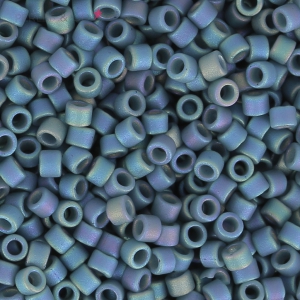 Miyuki Delica 11/0 DB2316 - Opaque Glazed Moody Blue Mat AB x8g