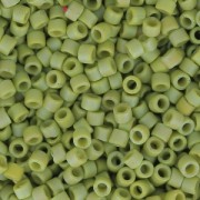 Miyuki Delica 11/0 DB2309 - Opaque Glazed Seaweed Mat AB x8g
