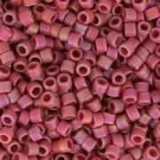 Miyuki Delica 11/0 DB2306 - Opaque Glazed Carnelian Mat AB x8g