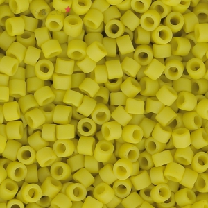 Miyuki Delica 11/0 DB2283 - Opaque Glazed Citron Mat x8g