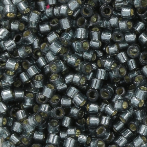 Miyuki Delica Duracoat 11/0 DB2166- Silver Lined Dyed Lt Blue Steel x8g