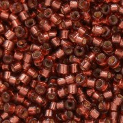 Miyuki Delica Duracoat 11/0 DB2160- Silver Lined Dyed Magenta x8g