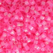 Miyuki Delica 11/0 DB1867- Dyed Rose Silk Inside AB x8g|raw }}