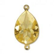 Serti intercalaire à coller pour cabochon PureCrystal 4320 14x10 mm - Doré x1