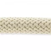 Corde tressée 10 mm Ivoire x2.80m
