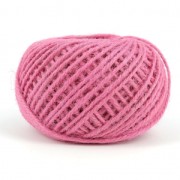 Corde de jute 2 mm Rose x40m