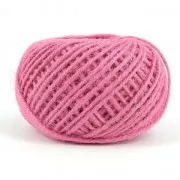 Corde de jute 2 mm Rose x40m