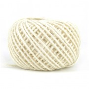 Corde de jute 2 mm Crème x40m