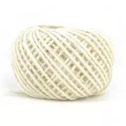 Corde de jute 2 mm Crème x40m