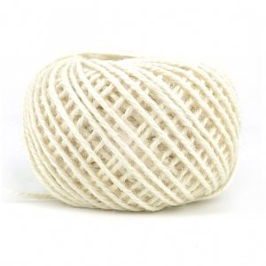 Corde de jute 2 mm Crème x40m