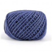Corde de jute 2 mm Bleu x40m