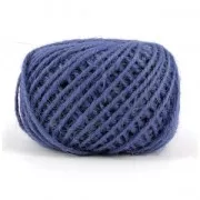 Corde de jute 2 mm Bleu x40m