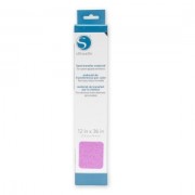 Transfert textile à chaud pour Silhouette 30.5x91.4 cm Rose pailleté