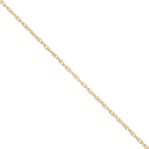 Chaîne maille corde 1,6 mm en Gold filled (or laminé)  x 50cm