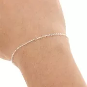 Chaîne maille Forçat  1,3 mm en Argent 925 x 1 m