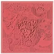 Plaque de texture Efco - Tapis d'empreinte pour pâte 9 cm Africa