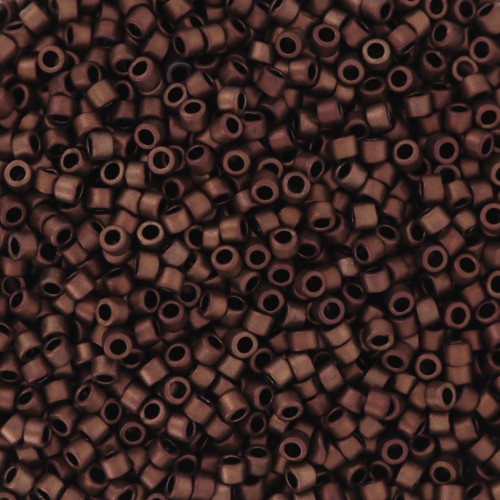 Miyuki Delica 11/0 DB1051 - Mat Metallic Bronze Gold Iris x8g