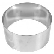 Grand emporte-pièce en inox pour modelage 80 mm - Rond|raw }}