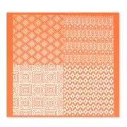 Silk Screen pour Pâte polymère 115x120 mm - Motif Tribal