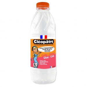 Colle Cléopâtre transparente forte Adhésive pour Slime et DIY x1 kg