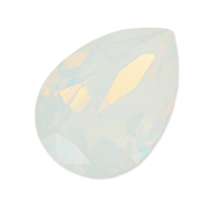 Cabochon PureCrystal 4320 8x6 mm White Opal x1