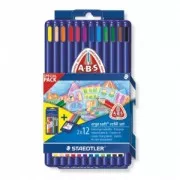 2x12 crayons de couleur ergo soft - STAEDTLER