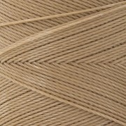 Bobine de fil ciré Linhasita pour micro macramé 1 mm - Vanille (531) x168m