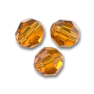 Perle ronde PureCrystal 5000 8 mm - Topaz x1