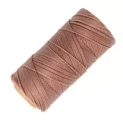 Bobine de fil ciré Linhasita pour micro macramé 1 mm - Sable (214) x168m