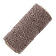 Bobine de fil ciré Linhasita pour micro macramé 1 mm - Marron glacé (213) x168m