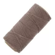 Bobine de fil ciré Linhasita pour micro macramé 1 mm - Marron glacé (213) x168m